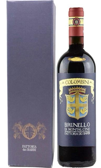 BRUNELLO ETICHETTA COLOMBINI ASTUCCIATA BARBI