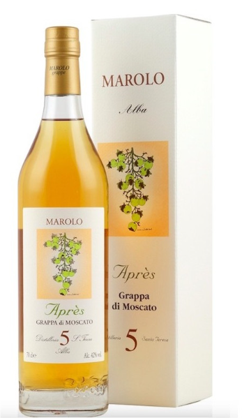 GRAPPA APRES 5 MAROLO MOSCATO LT 0.7