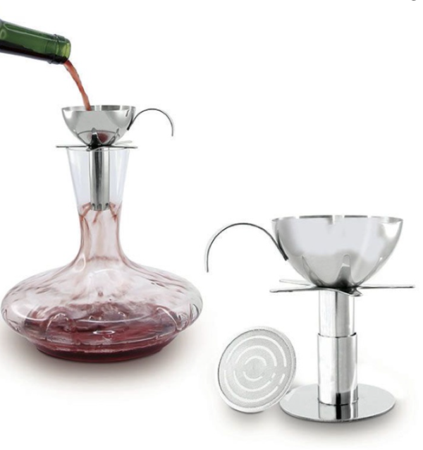 IMBUTO AREATORE INOX PER VINO PULLTEX