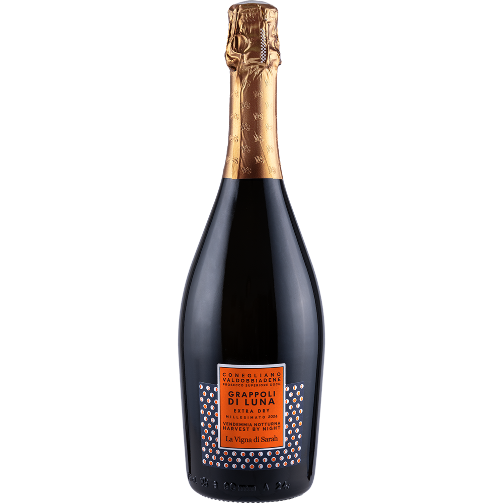 PROSECCO SUPERIORE CONEGLIANO VALDOBBIADENE GRAPPOLI DI LUNA EXTRA BRUT VENDEMMIA NOTTURNA LA VIGNA DI SARAH