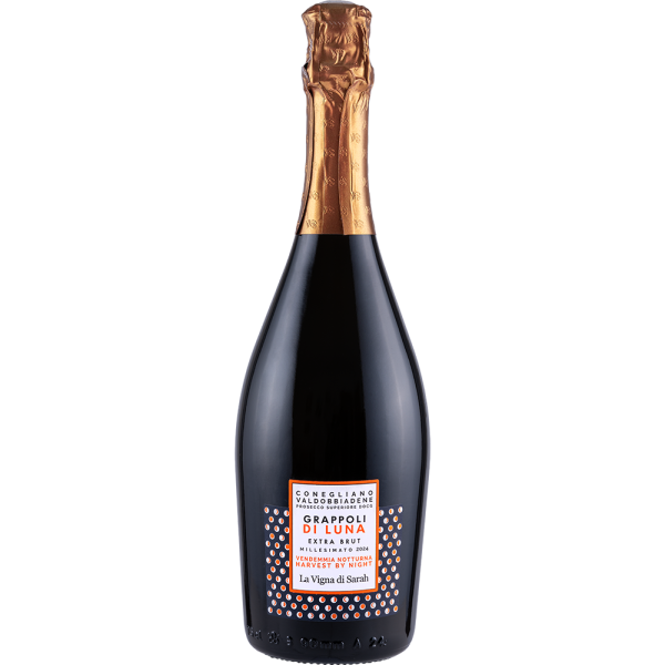 PROSECCO SUPERIORE CONEGLIANO VALDOBBIADENE GRAPPOLI DI LUNA EXTRA BRUT VENDEMMIA NOTTURNA LA VIGNA DI SARAH V25
