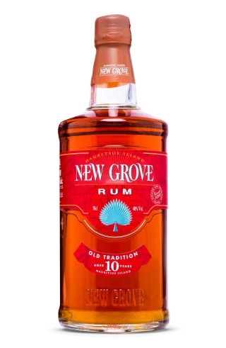 RHUM NEW GROVE OLD TRADITION9 MAURITIUS ISLAND RUM Y. O. 10