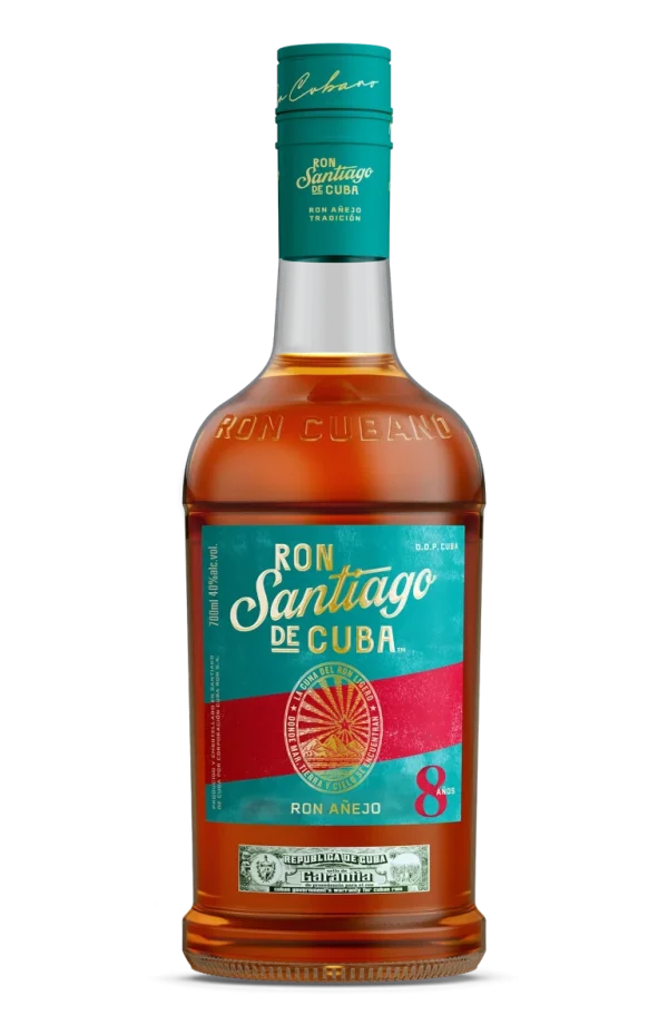 RHUM RON SANTIAGO DE CUBA Y.O. 8