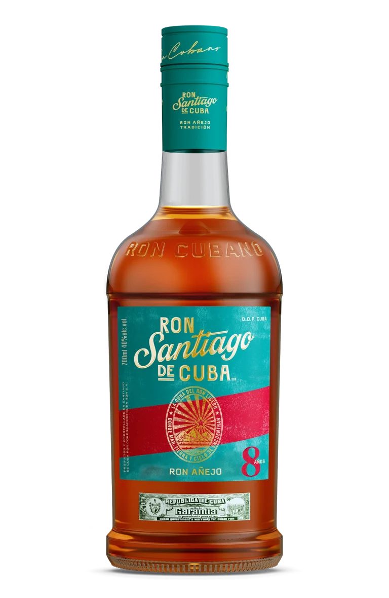 RHUM RON SANTIAGO DE CUBA Y.O. 8