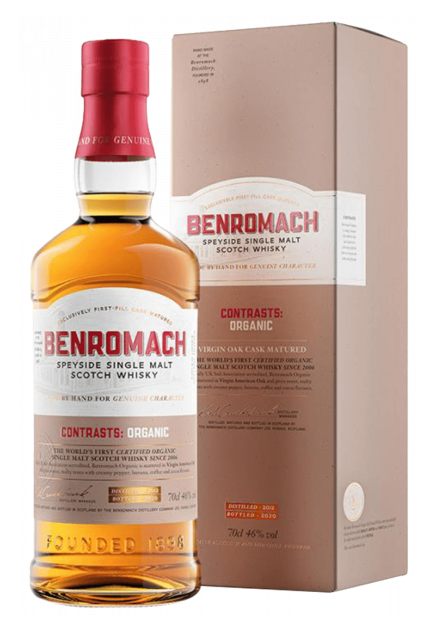 SW BENROMACH SPEYSIDE SINGLE MALT ORGANIC VOL. 46% Y. O. 9