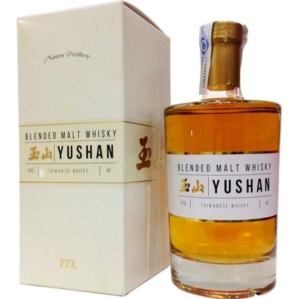 TAIWANESE WHISKY YUSHAN BLENDED MALT VOL. 40% LT 0.7